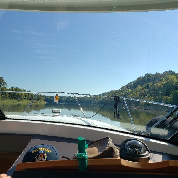 Coming into the Cumberland River