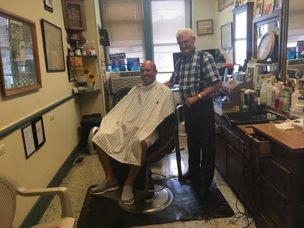 Found an old time Barber in Alton