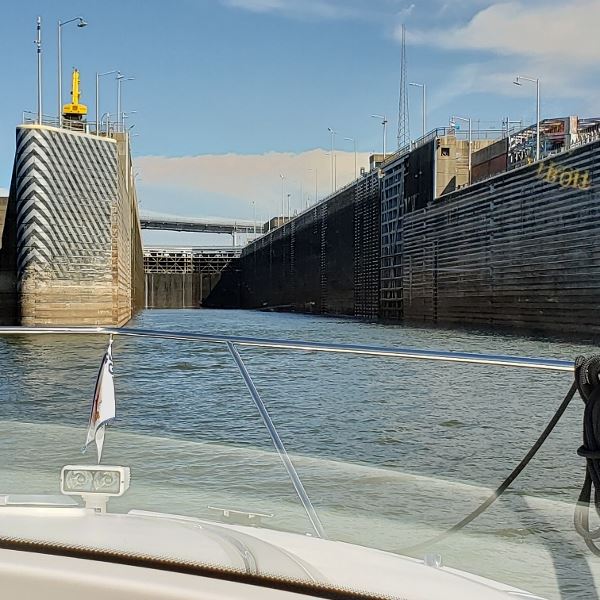 The Fulton Lock is a 65 footer.